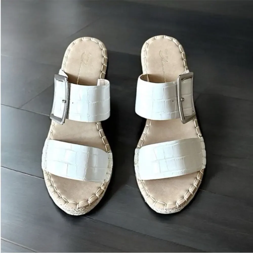 Vintage Havana Robin Wedge Sandals in White